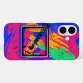 GROOVY GUITAR Case-Mate iPhone CASE (Achterkant (horizontaal))