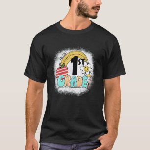 Groovy Hallo 1e Graad Leraar Student Terug Naar Sc T-shirt