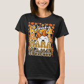 Groovy Halloween Mama Herfst Schattige Ghost Funny T-shirt (Voorkant)
