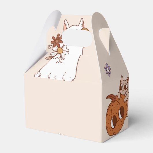 Groovy Halloween Verjaardagsfeestje Bedankdoosjes (Achterkant)