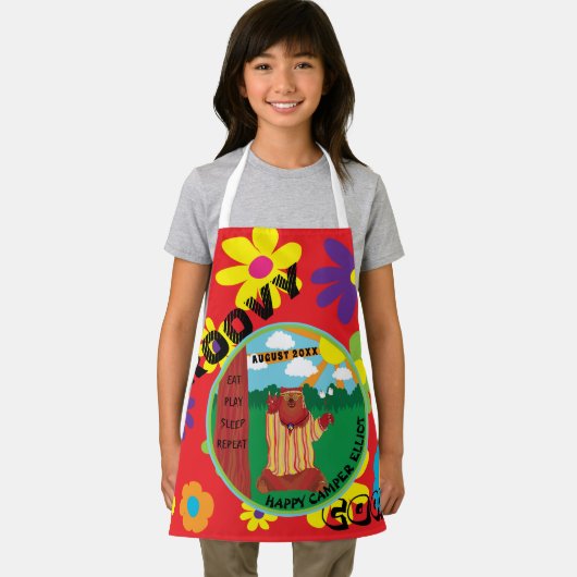 Groovy Happy Beer over druk Schort (Insitu)