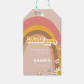 Groovy Hartelijk dank voor bedankt Gift Labels Cadeaulabel (Voorkant)