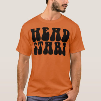 Groovy Head start terug naar school - kindertijd E T-shirt
