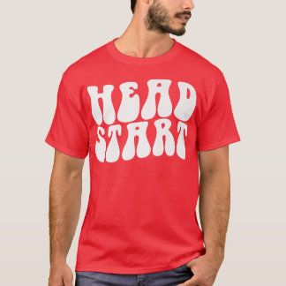 Groovy Head start terug naar school - kindertijd E T-shirt