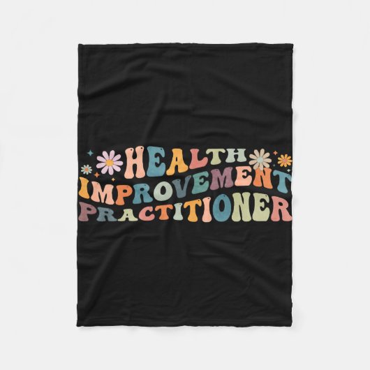 Groovy Health Improvement Practitioner Fleece Deken (Voorkant)