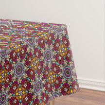 Groovy Hemelse Bloemenpower Tafelkleed