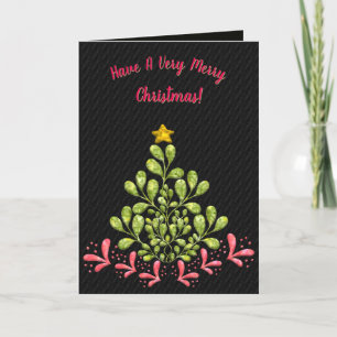 Groovy Herb-y Christmas gepersonaliseerd Feestdagen Kaart