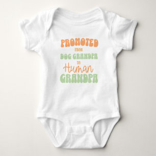 Groovy Herfst grootouder zwangerschapsaankondiging Romper