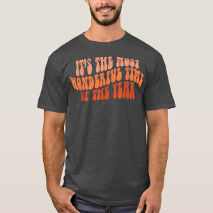 Groovy Herfst herfst het is de meest verfijnde tij T-shirt