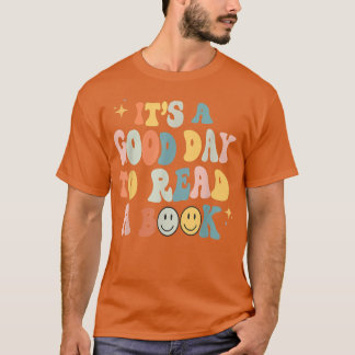 Groovy Het is een goede dag om een boekenboekenboe T-shirt