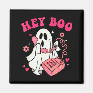 Groovy Hey Boe Schattig spook Grappig Halloween He Magneet