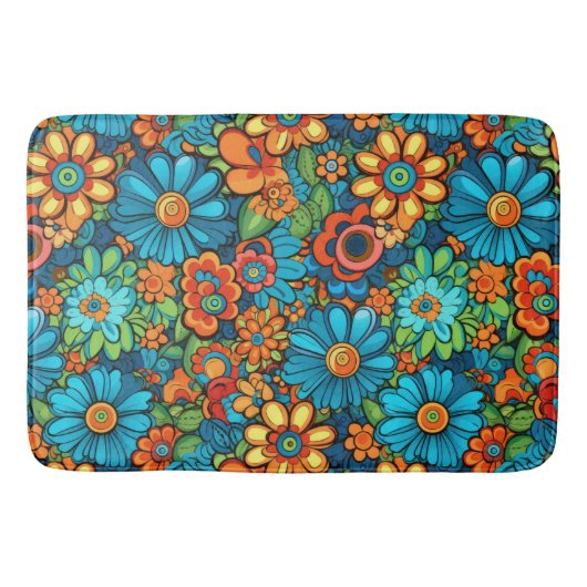 Groovy Hippie badmat (Voorkant)