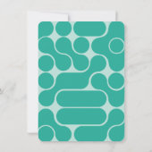 Groovy Hippie Flower Power Photo Graduparty Kaart (Achterkant)