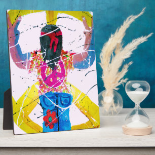 Groovy Hippie Peace Sign Fotoplaat