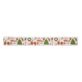 Groovy Hippie Retro Merry Kerstkerstkerstman Funny Lint (Voorkant)