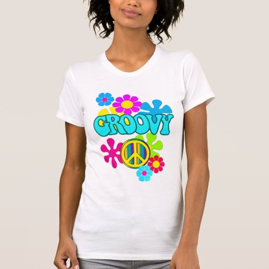 Groovy Hippie T-shirt (Voorkant)