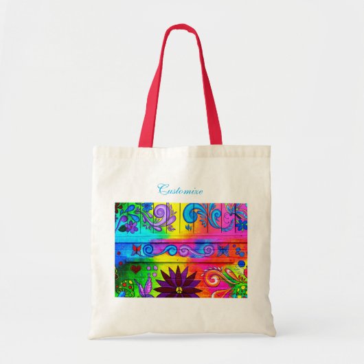 Groovy hippie Thunder_Cove Tote Bag (Voorkant)
