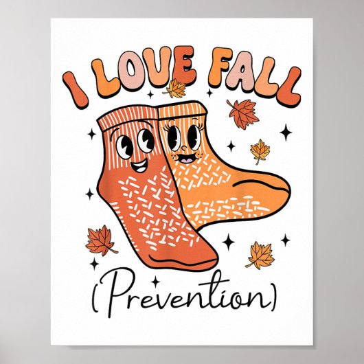 Groovy I Fall Prevention Fall Pt Physical Therapy Poster (Voorkant)