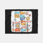 Groovy, ik geloof in je testdag leraar fleece deken (Voorkant (Horizontaal))