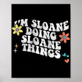 Groovy im Sloane Doing Sloane Dingen Grappige Moed Poster (Voorkant)