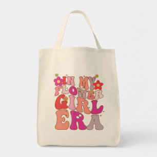 Groovy In Mijn Bloemenmeisje Era Retro Zusje Peute Tote Bag