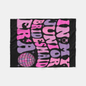 Groovy In Mijn Junior Bruidsmeisje Tijdperk Trouw Fleece Deken (Voorkant (Horizontaal))