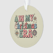 Groovy in mijn kerst tijdperk Grappige leraar Ornament (voorkant)