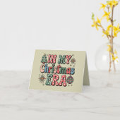 Groovy in mijn kersttijd grappige leraar kaart (Gele Bloem)