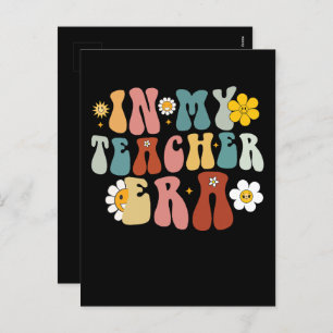 Groovy in mijn lerarentijdperk terug naar school l feestdagenkaart