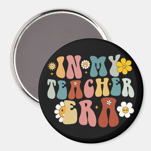 Groovy in mijn lerarentijdperk terug naar school l magneet (Voorkant / Achterkant)