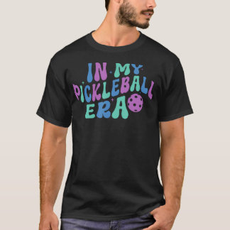 Groovy In Mijn Pickleball Era Pickle Ball Game Day T-shirt