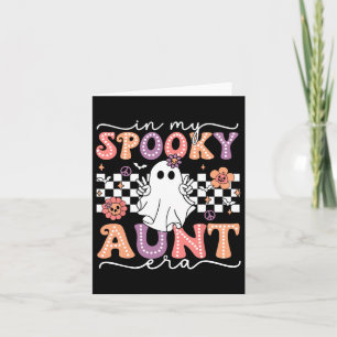 Groovy In Mijn Spooky Tante Era Retro Tante Hallow Kaart