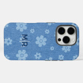 Groovy Indigo Bloom Case-Mate iPhone Case (Achterkant (horizontaal))