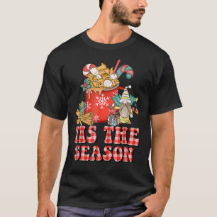 Groovy is het seizoen dat kerst heet wordt t-shirt