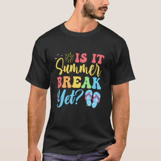 Groovy is het zomerreces en toch de laatste school t-shirt