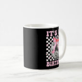 Groovy It's My Birthday Teens Girls Disco Ball Coq Koffiemok (Voorkant rechts)