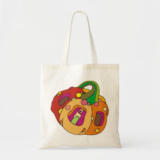 Groovy Jack-o-lantern Tote Bag (Voorkant)