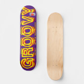 GROOVY JMT OFFICIEL Deck de skateboard 7 3/4" (Recto)