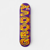GROOVY JMT OFFICIEL Deck de skateboard 7 3/4" (Devant)