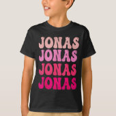 Groovy Jonas First Name D I Love Jonas Tees Meme (Voorkant)