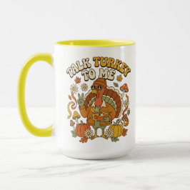 Groovy Kalkoen Herfst Koffiepauze Mok