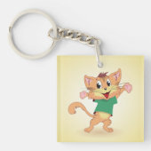 Groovy Kat Sleutelhanger (Voorkant)