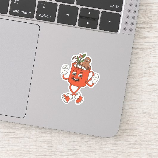 Groovy Kerst sticker (Detail)