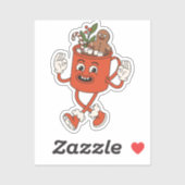 Groovy Kerst sticker (Vel)