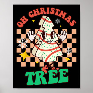 Groovy Kerstboom Cakes Debbie Becky Jen Ca Poster