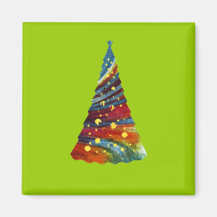 Groovy kerstboom magneet