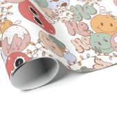 Groovy kerstlampjes 12 dagen kerstcadeaus cadeaupapier (Rol Hoek)