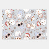 Groovy kerstpapier inpakpapier vel (Voorkant 2)