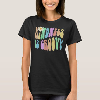 Groovy KINDNESS IS GROOVY Retro Stop Bullying Choo T-shirt