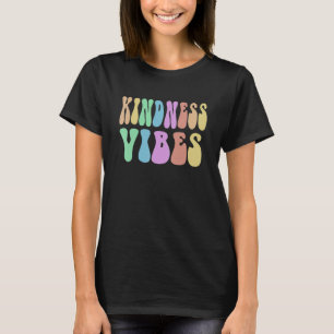 Groovy KINDNESS VIBES Kies Retro Sind Ninja A T-shirt